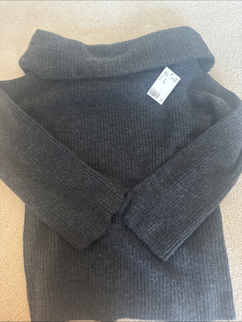 Off shoulder sweater